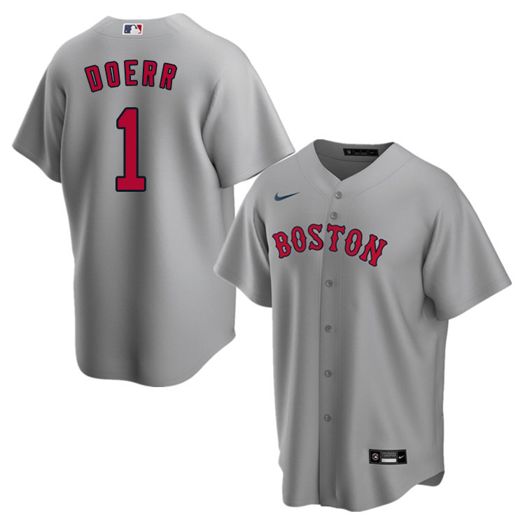 Nike Men #1 Bobby Doerr Boston Red Sox Baseball Jerseys Sale-Gray